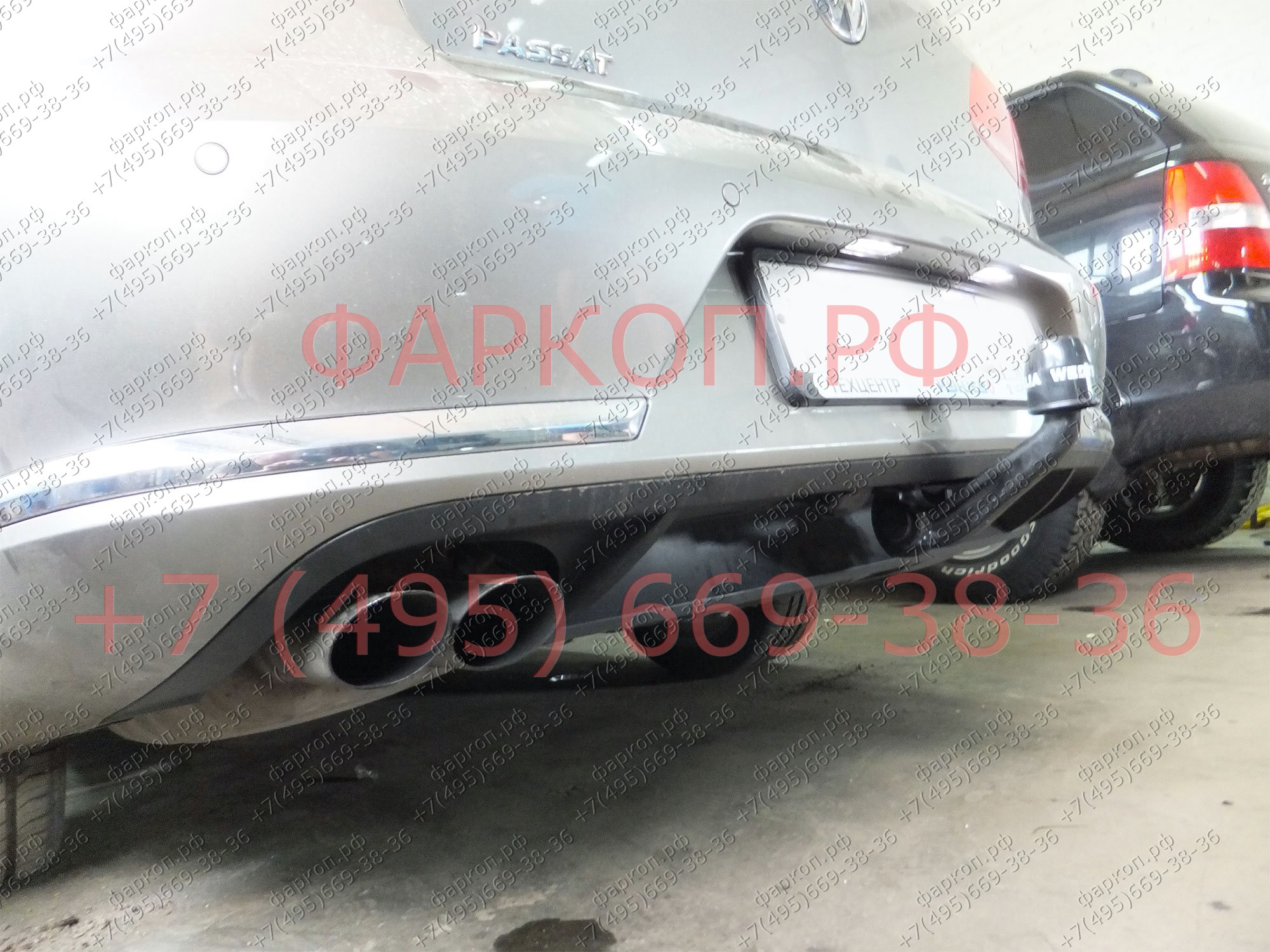 Фаркоп на Volkswagen Passat B7 седан/универсал 2010-2015, Volkswagen Passat CC 2011-2015, Volkswagen Passat Alltrack 2012-2015. Вертикальное быстросъемное крепление шара (на ключе). Невидимый вырез в бампере. Нагрузки 2200/90 кг, масса фаркопа 20 кг