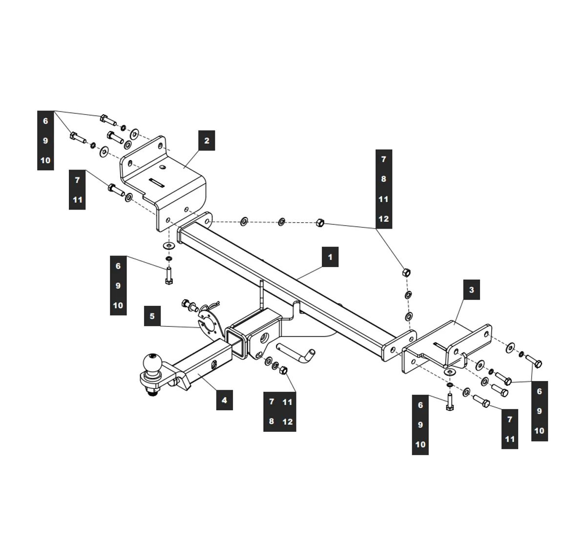 Фаркоп на Kia Sportage 2022-, Hyundai Tucson 2021- без снятия и выреза бампера. Тип шара: EA (E с антистуком). Нагрузки: 2000/100 кг, масса фаркопа 20,5 кг (без электрики в комплекте)
