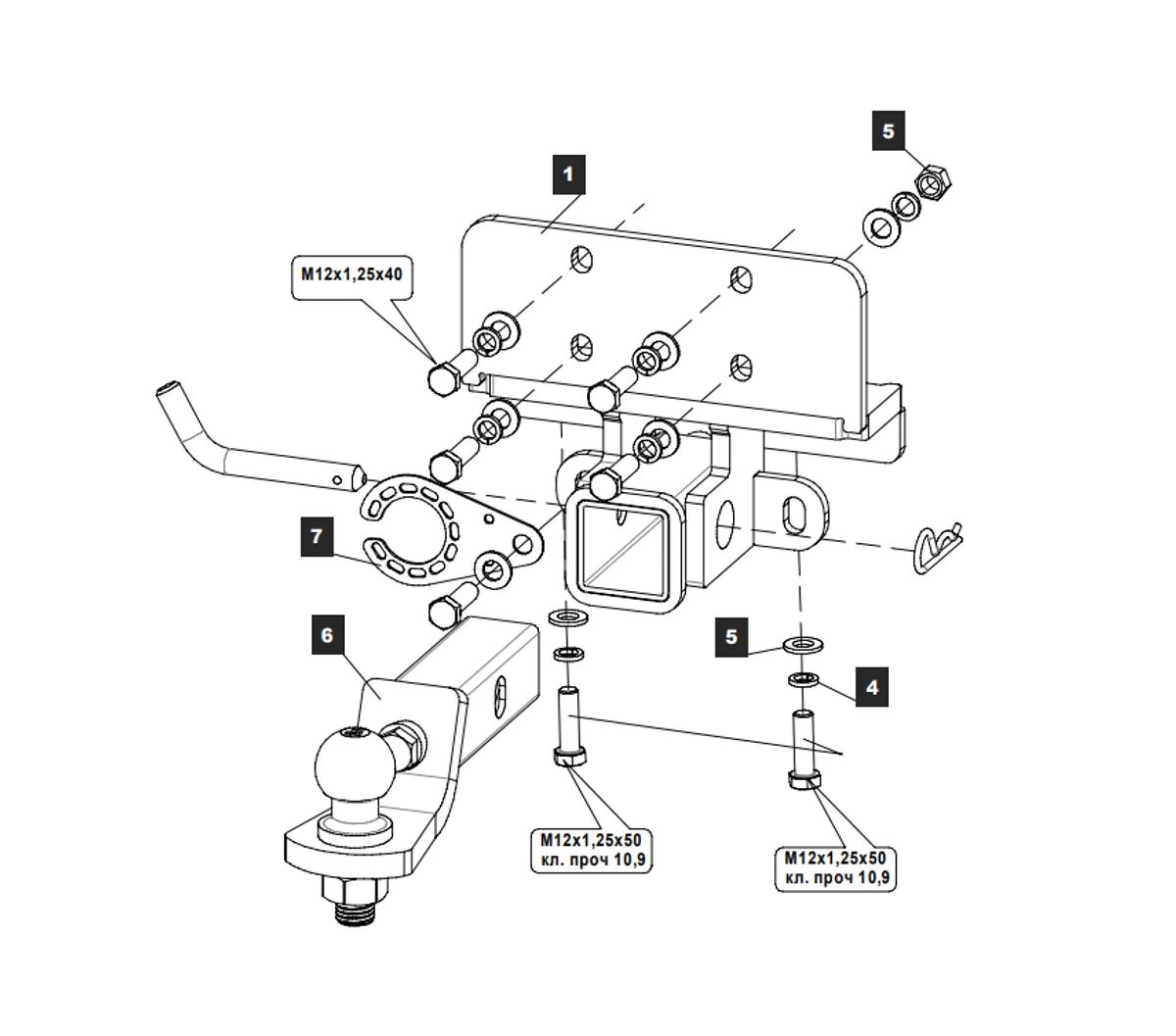Фаркоп на Toyota Land Cruiser Prado J150 2009-2023, Toyota Land Cruiser Prado J120 2002-2009, Lexus GX 2003-2009, 2009-2023. Невидимая подрезка бампера. Тип шара: EA (E с антистуком). Нагрузки: 3500/130 кг, масса фаркопа 12,2 кг (без электрики в комплекте)