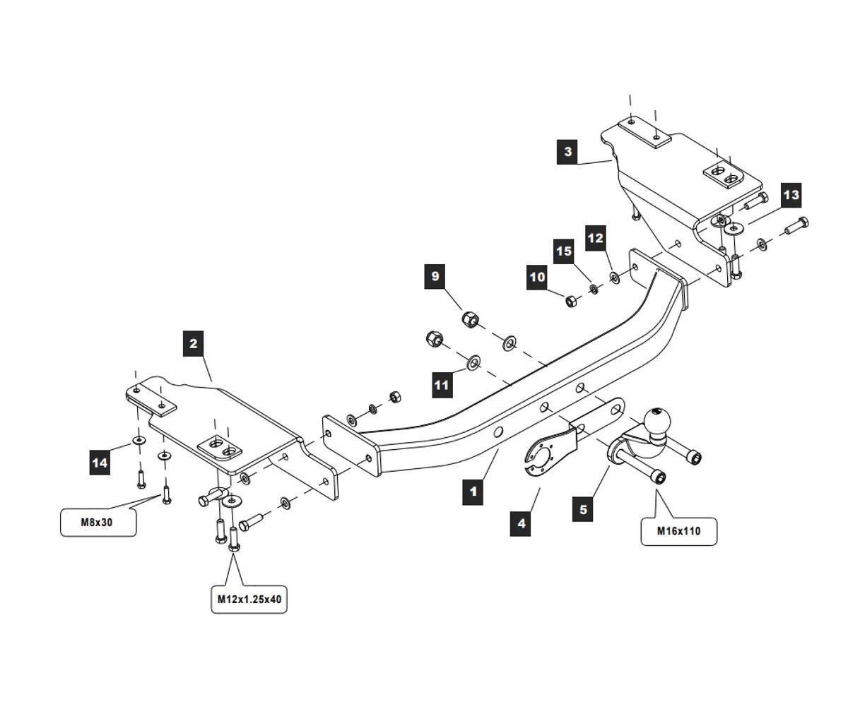 Фаркоп на Toyota Land Cruiser Prado J150 2009-2023, Toyota Land Cruiser Prado J120 2002-2009, Lexus GX 2003-2009, 2009-2023 без снятия и выреза бампера. Тип шара: F. Нагрузки: 3500/150 кг, масса фаркопа 26,4 кг (без электрики в комплекте)