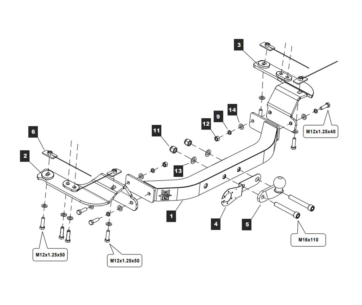 Фаркоп с открытой оцинкованной балкой и накладкой из нержавеющей стали на Toyota Land Cruiser 200 Executive 2016-2017 без снятия и выреза бампера. Тип шара: F (оцинкованное покрытие). Нагрузки: 3000/150 кг, масса фаркопа 27,3 кг (без электрики в комплекте)